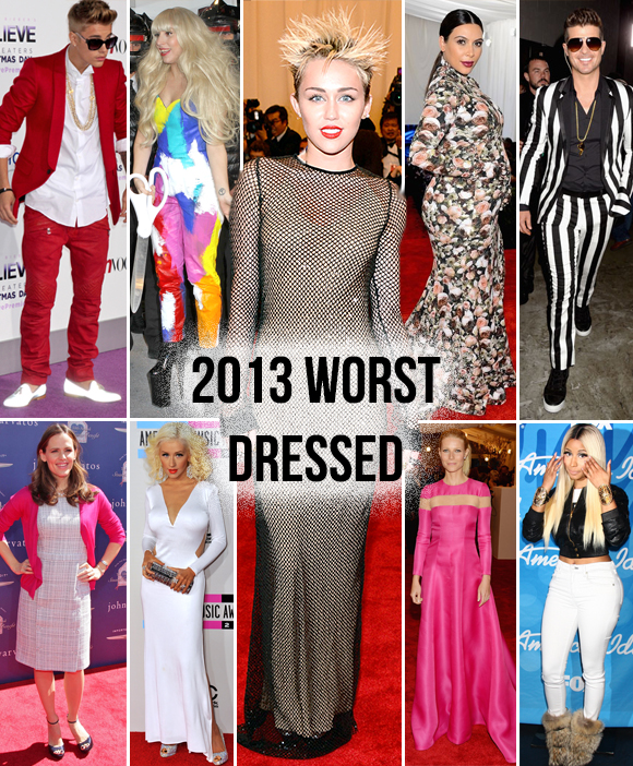 2013 Worst Dressed Celebrities