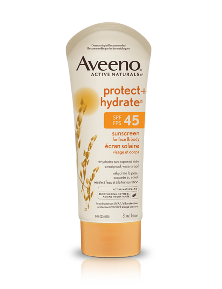 Aveeno Protect + Hydrate Sunscreen SPF 45
