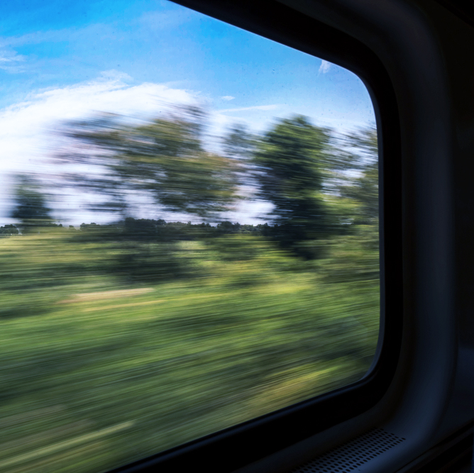go train window