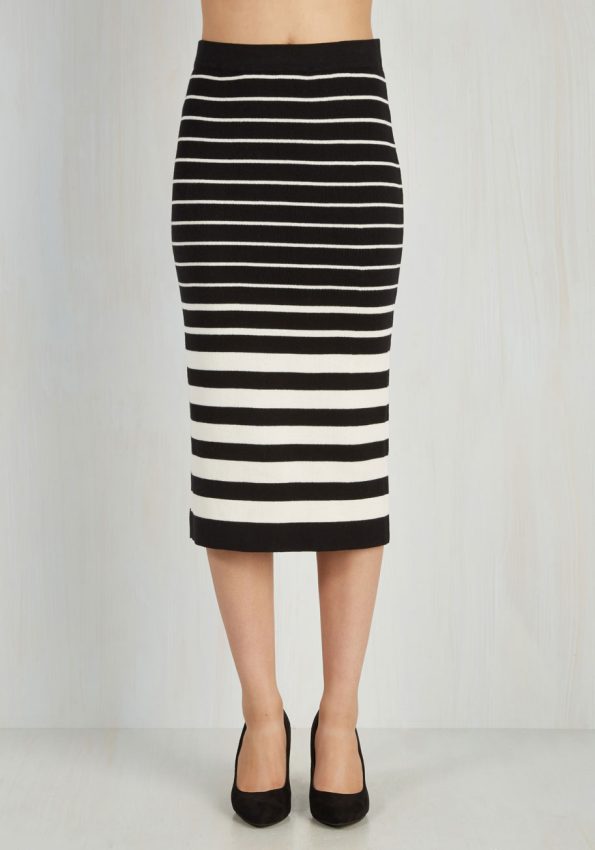 Impressed Expression Skirt $39.99 Mod Cloth