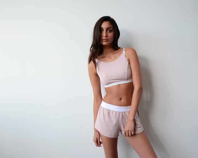 Pink Bra Top and Lux Shorts