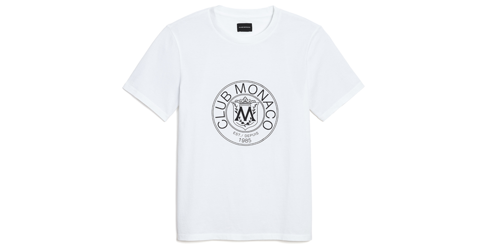 club monaco crest sweater