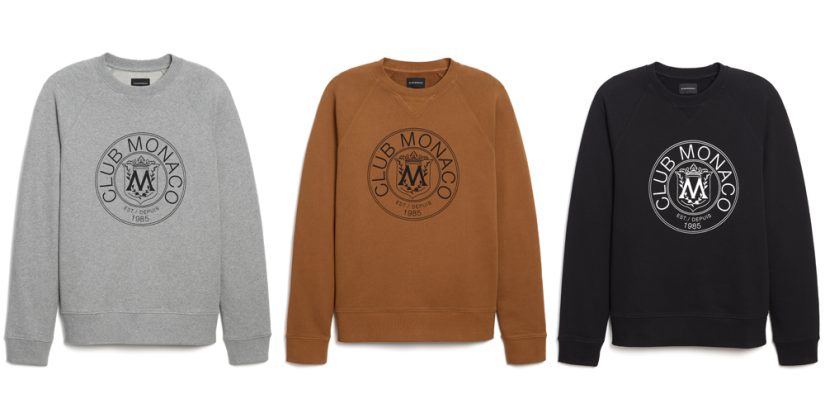 Club Monaco Has Released A Limited Edition Heritage Crest Collection ...