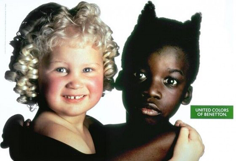 A Look Back At Benetton’s Most Controversial Advertising Campaigns - Angel and Devil