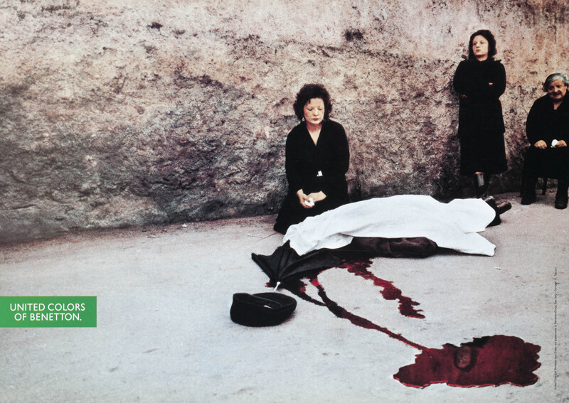 A Look Back At Benetton’s Most Controversial Advertising Campaigns - Mafia Killing