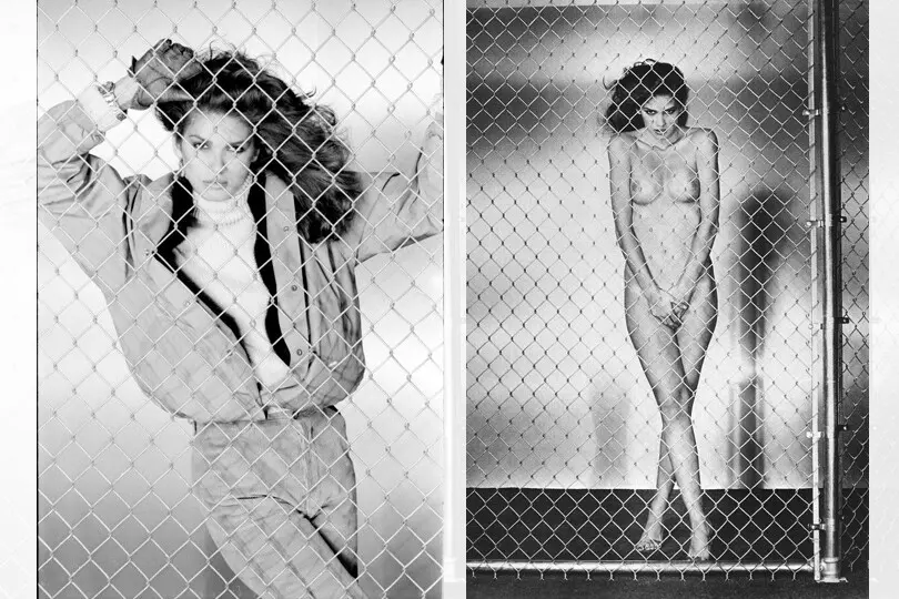 10 Memorable Images Of Supermodel Gia Carangi (1960–1986): The chain-link fence photos by Chris von Wangenheim