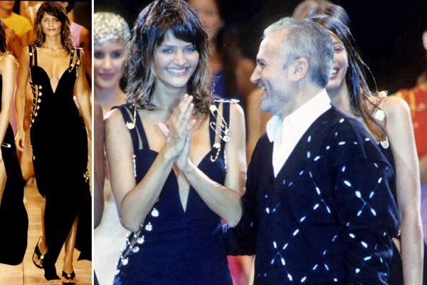THE STORY OF Elizabeth Hurley And The Versace Safety Pin Dress 29Secrets