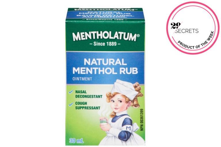 Product Of The Week Mentholatum Natural Menthol Rub 29Secrets