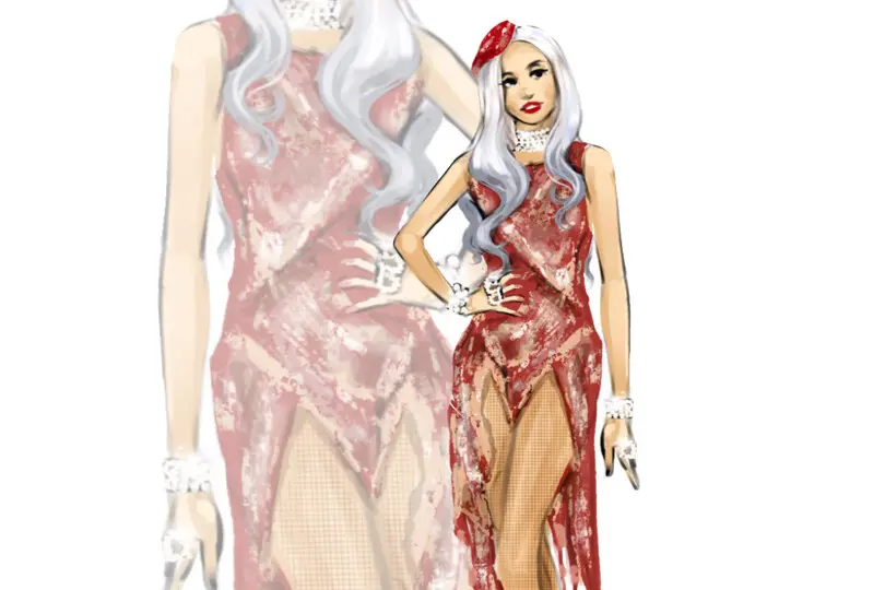 Lady Gaga Pissed off Animal Rights Activists With a Dress Made Out of Pure  Meat