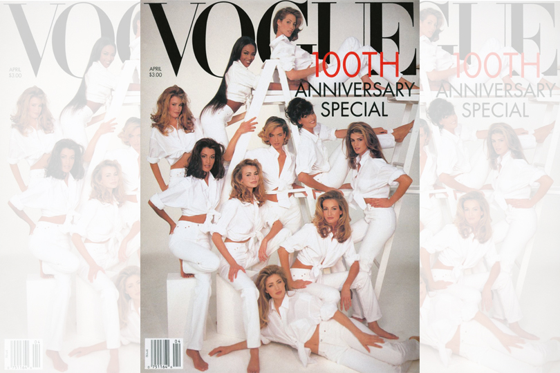 10 Memorable Images Of Saupermodel Tatjana Patitz (1966 – 2023): The April 1992 cover of Vogue