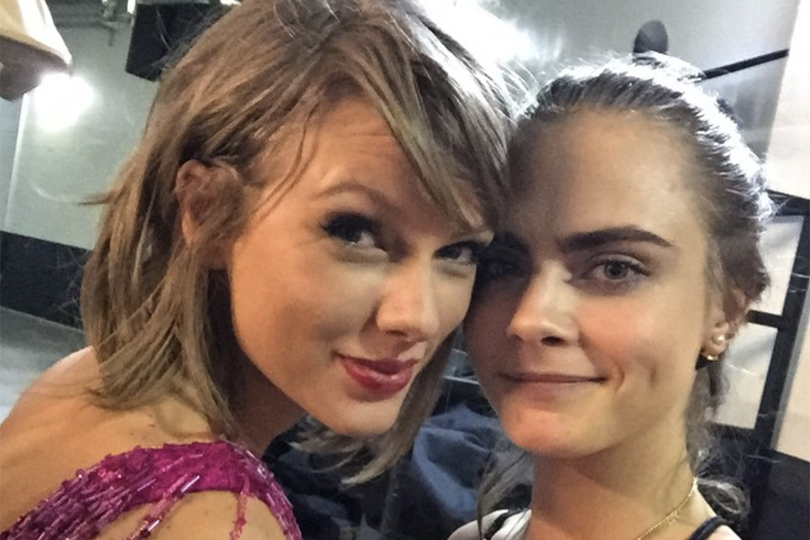 13 Members of Taylor Swift’s Inner Circle - Cara Delevingne