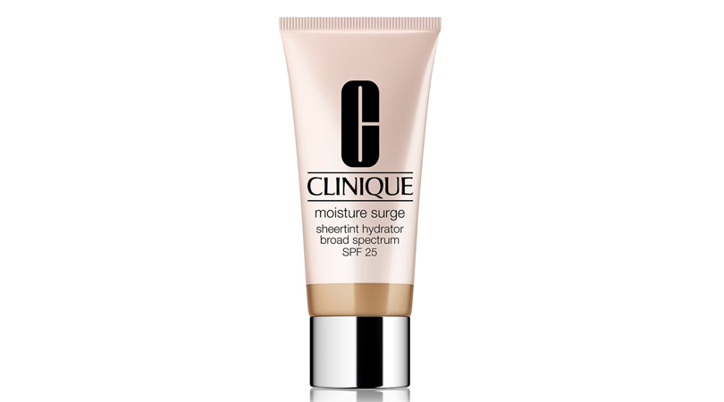 These 7 Skin Tints Deliver Complexion Perfection - Clinique Moisture Surge Sheertint Hydrator SPF 25