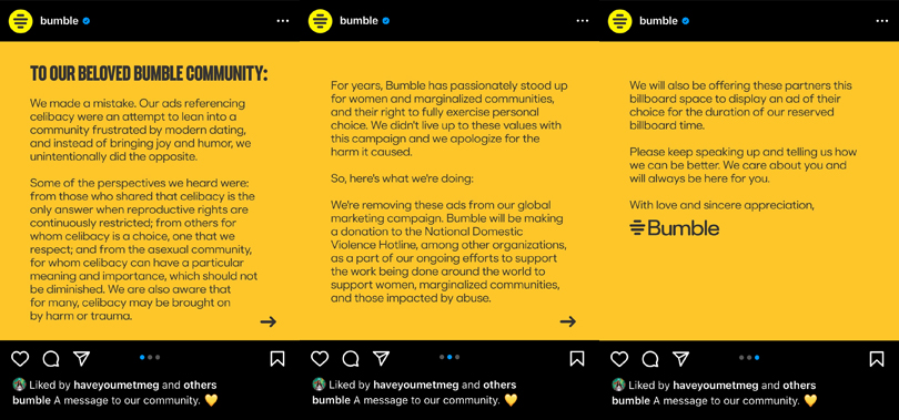 Bumble's Big Fumble: Dating App Humbled After New Ads Sting