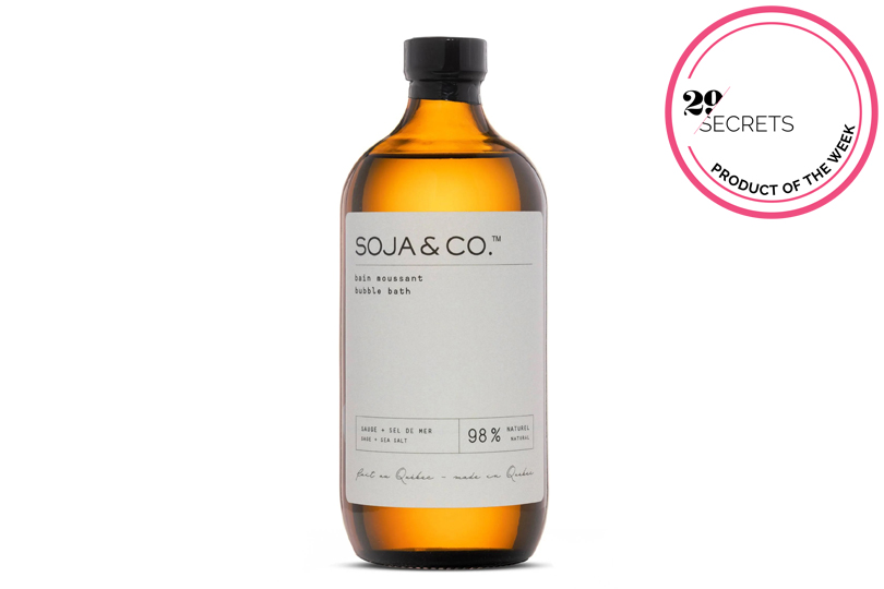 Product Of The Week: SOJA&CO. Bubble Bath in 'Sage + Sea Salt'