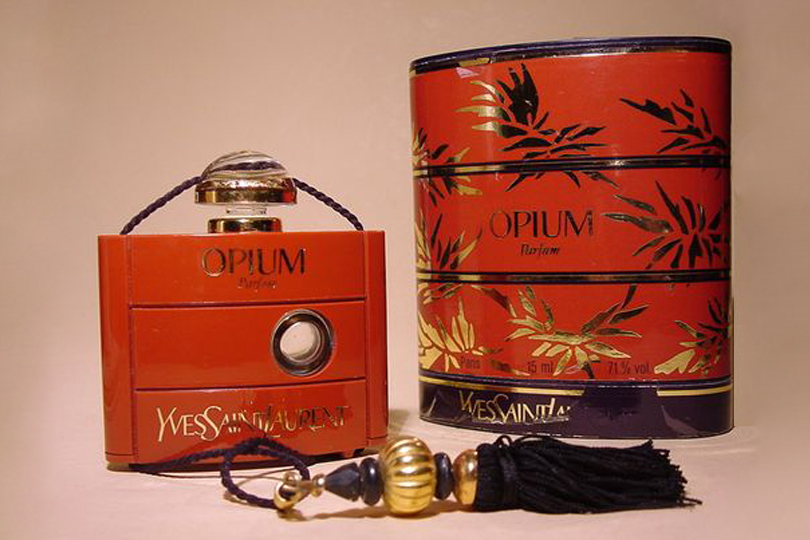THE STORY OF: Yves Saint Laurent’s Opium Perfume - Opium bottle and packaging from 1977
