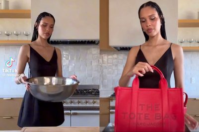 Nara Smith Made A Marc Jacobs Tote Bag From Scratch In Viral TikTok Ad