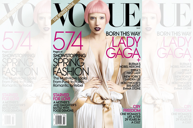 A Look Back At Lady Gaga's 4 Vogue Covers - March 2011