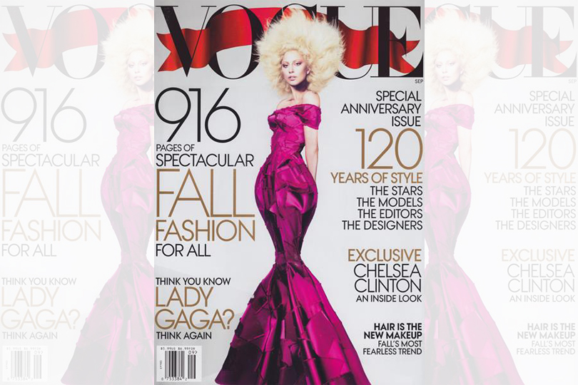 A Look Back At Lady Gaga's 4 Vogue Covers - September 2012