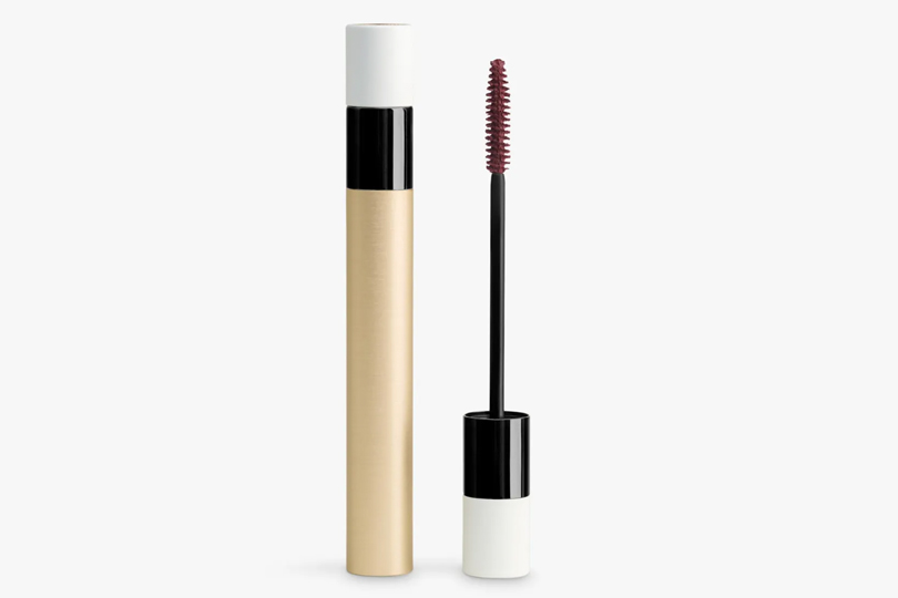 Burgundy Mascara- This Unexpected Mascara Shade Will Make Your Eyes Shine Bright - Hermés Trait d’Hermés Revitalizing Care Mascara in Rouge H