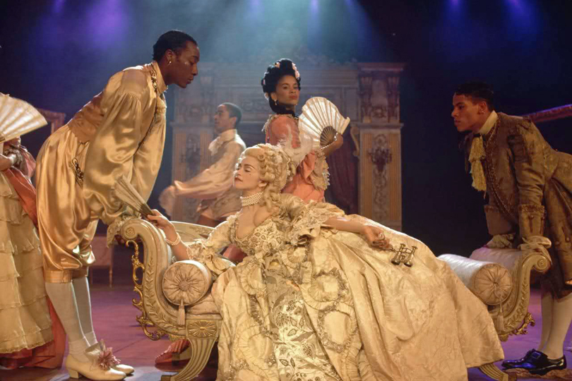 THE STORY OF- Madonna’s Marie Antoinette Dress From Her 1990 “Vogue” Performance At The MTV Awards - Madonna performance 2