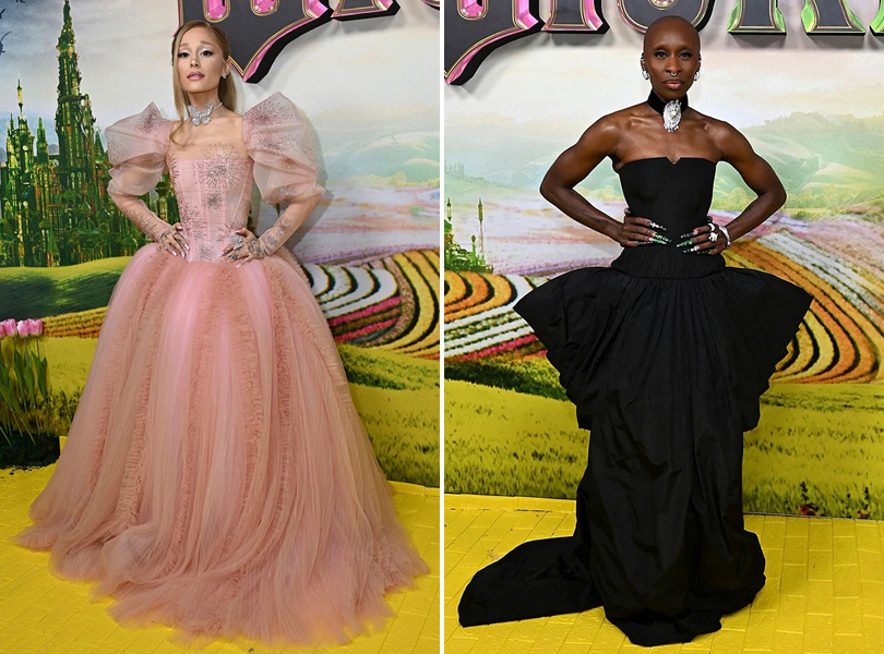 Here's Every Red Carpet Look Ariana Grande & Cynthia Erivo Wore During Their Wicked Press Tour - Australia