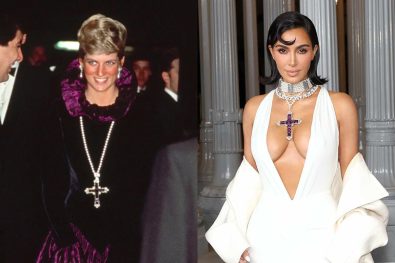 Here’s Everything That You Need To Know About The Attallah Cross, Princess Diana’s Pendant That Kim Kardashian Wore At LACMA Art + Film Gala