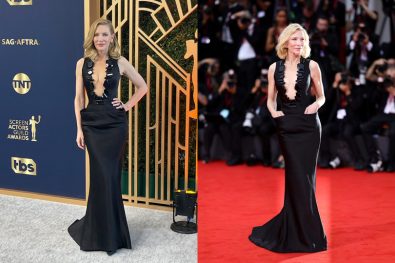 Cate Blanchett Rewore Her 2022 SAGs Dress To The 2025 Venice Film Festival