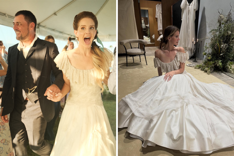 All The Details Of Lana Del Rey’s Vintage-Inspired Wedding Dress Have Finally Been Revealed