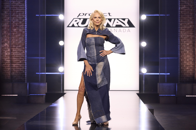 Project Runway Canada Seamlessly Struts Back With New Season - Naomi's denim outfit