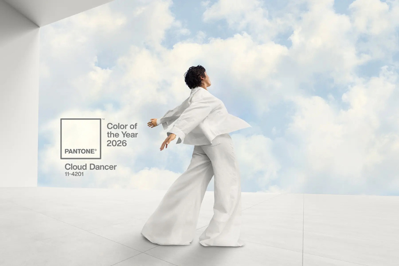 Say Hello To 'Cloud Dancer' The Pantone Colour Of The Year For 2026