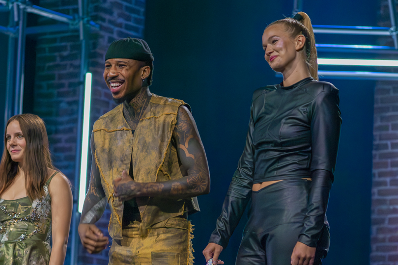 Shoe Challenge Sees Two Designers Given The Boot On Project Runway Canada - Rome explains his runway outfit