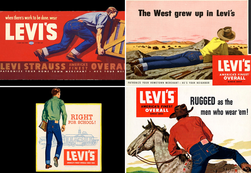 THE STORY OF: Levi's Jeans - Vintage Ads