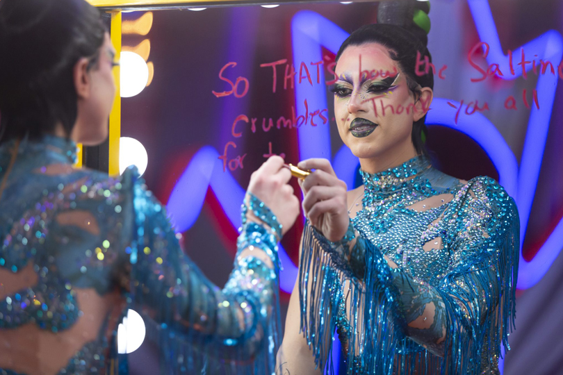 Finding Moments Of Joy, Dream Guest Judges, & Manifesting Rest: Catching Up With Canada’s Drag Race Season 6 Queen Saltina Shaker