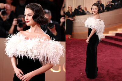 Selena Gomez's Custom Chanel 2026 Golden Globes Gown Took Over 320 Hours To Make