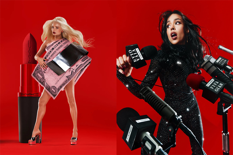 10 Iconic MAC Viva Glam Campaigns We Will Never Forget - Kim Petras and Danna Paola (2022)