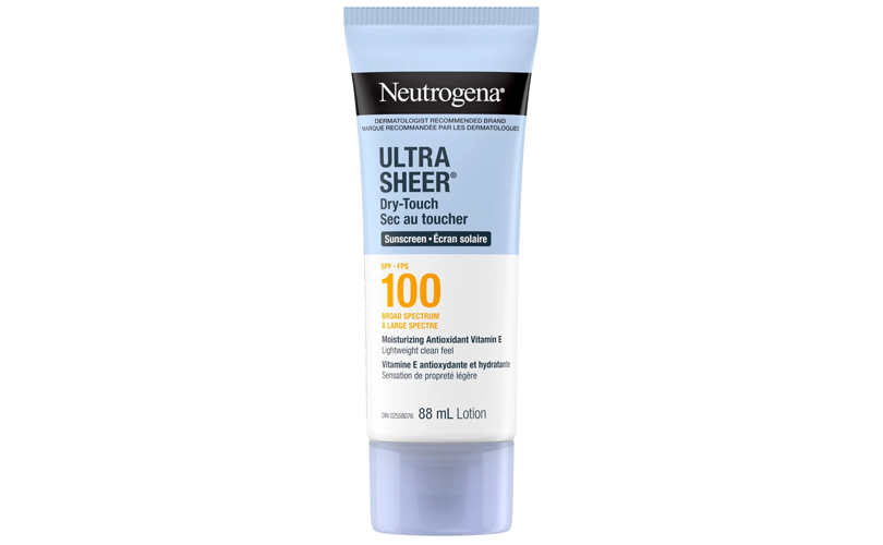 16 Sunscreens to Layer on All Summer Long - 100 SPF Neutrogena Ultra Sheer Dry-Touch SPF 100 Sunscreen