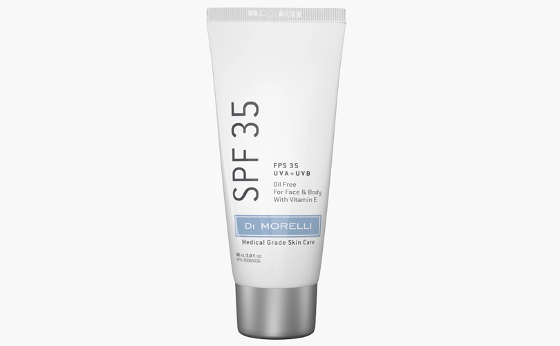 16 Sunscreens to Layer on All Summer Long - Di Morelli Medical Grade Skin Care SPF 35 Oil-Free Face and Body