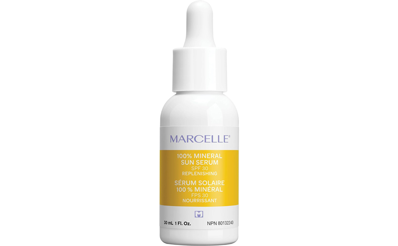 16 Sunscreens to Layer on All Summer Long - Marcelle 100 Mineral Sun Serum SPF 30