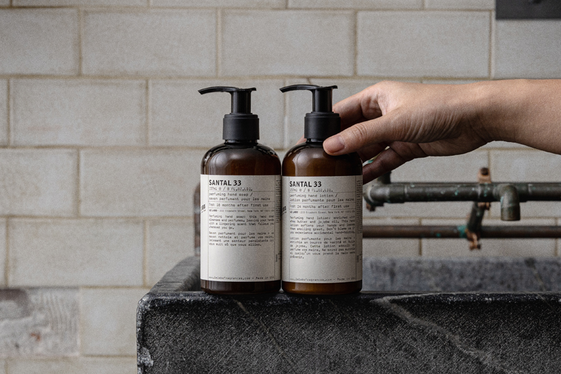 Le Labo Expands Home and Body Offerings With New Incense Collection & Santal 33 Hand Care Duo - hand soap and lotion