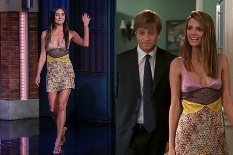 Mary Beth Barone Revived Marissa Cooper’s Iconic Missoni Dress On Late Night With Seth Meyers - HEADER