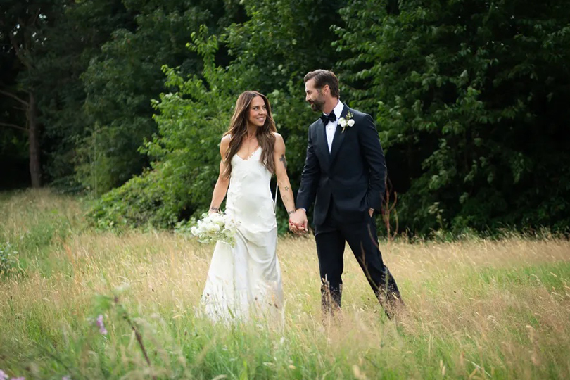 Melanie C Got Married Wearing A Custom Wedding Dress Designed By Victoria Beckham