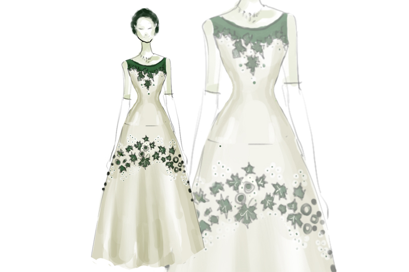 THE STORY OF: The Maple Leaf of Canada Gown Worn By Queen Elizabeth II