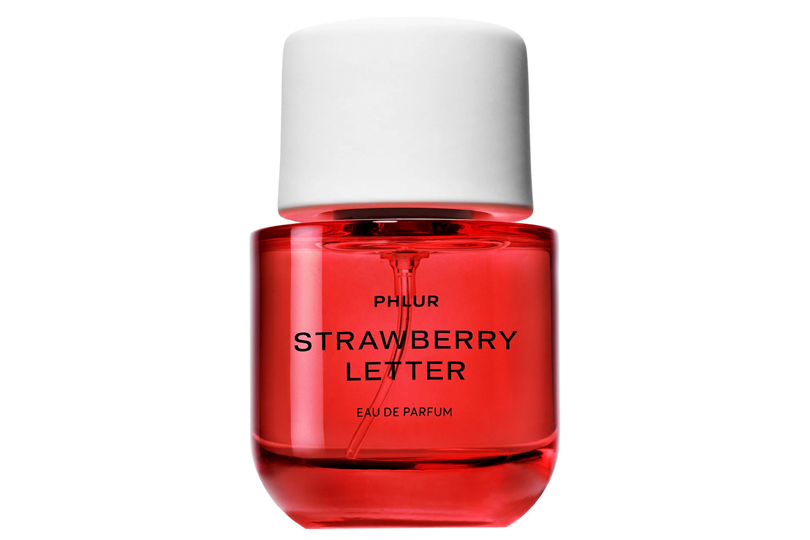 Strawberry Fragrances Are the Hottest Gourmand Scent Trend - Phlur Strawberry Letter Eau de Parfum