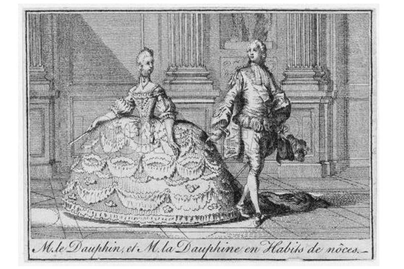 THE STORY OF Marie Antoinette Wedding Dress - Marie Antoinette and Louis Auguste wedding outfits