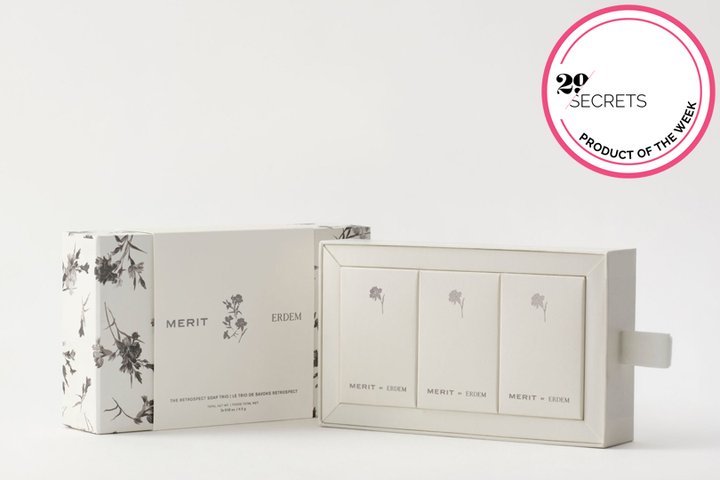 Product Of The Week: MERIT x ERDEM The Retrospect Soap Trio, Limited Edition