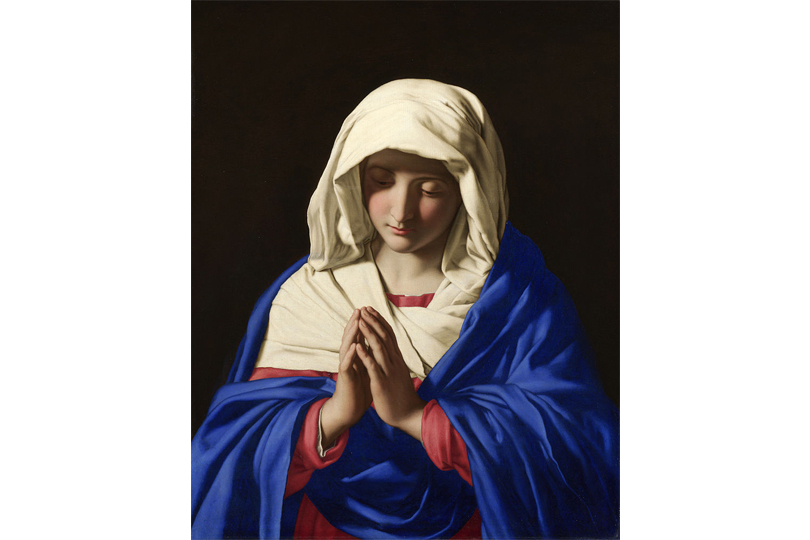 THE STORY OF Ultramarine Blue - The Virgin in Prayer