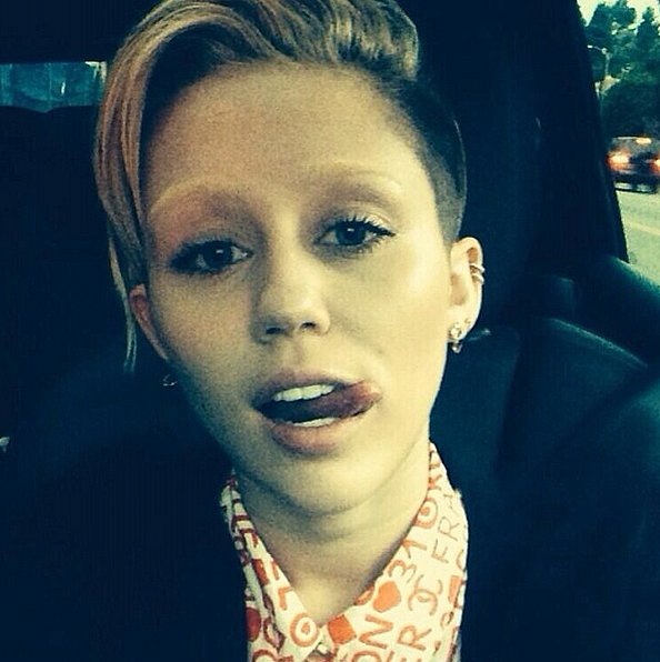 Miley Cyrus eyebrows