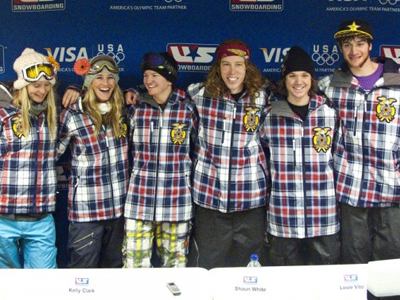 2010 Olympics US Snowboarding Team