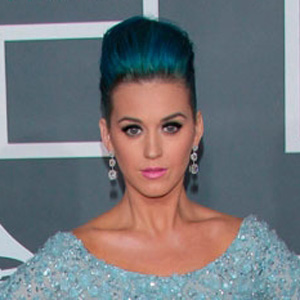Katy Perry Blue Hair Grammys 2012