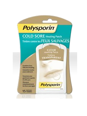 Polysporin cold sore healing patch